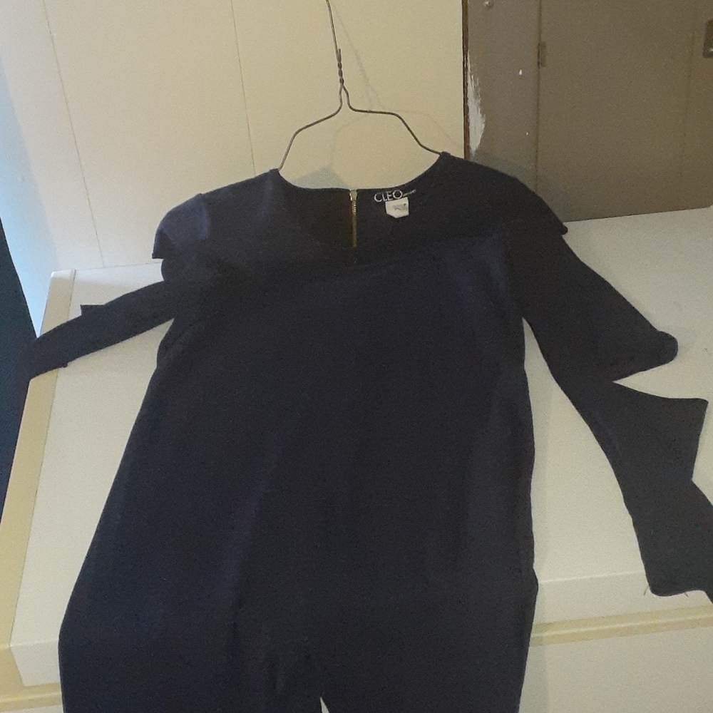 Blue long sleeve jumper